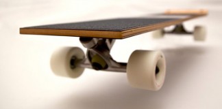 Emil Boards, a minimalist custom design skateboard.