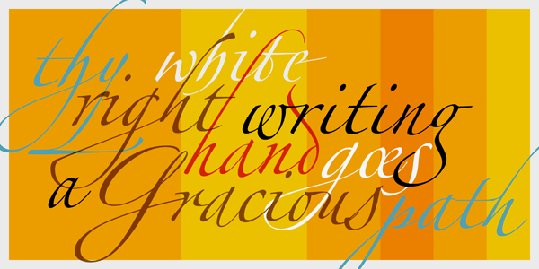 Linotype Zapfino is a beautiful calligraphic script typeface for professional use.