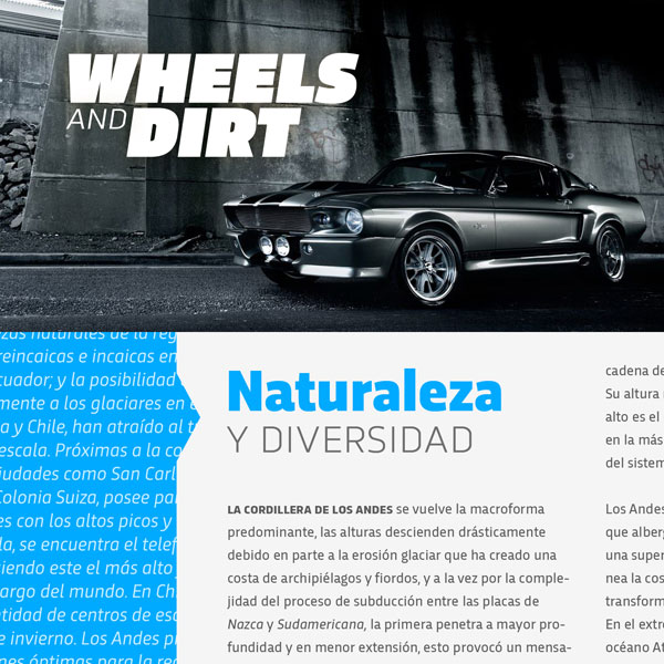 The Trasandina font family is a versatile workhorse typeface for headlines and text.