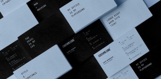 The Costume Code business cards designed by The Bakery design studio.