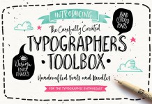 Typographer’s Toolbox – Handcrafted Fonts Collection The Typographer's Toolbox, a collection of handcrafted fonts and doodles by Nicky Laatz for the typographic enthusiast.