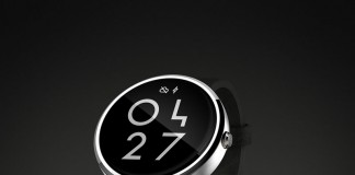 A special design smartwatch user interface based on simple black and white as well as minimalist numbers and letters.
