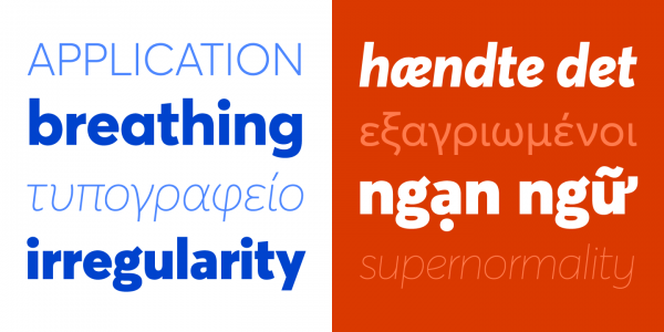 Averta is equipped with an extended character set. Averta is equipped with an extended character set.