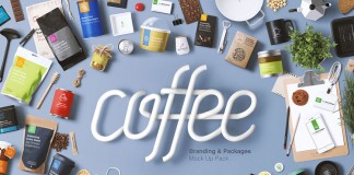 Coffee Branding and Packages Mock Up.