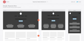 Several examples of home page layouts.