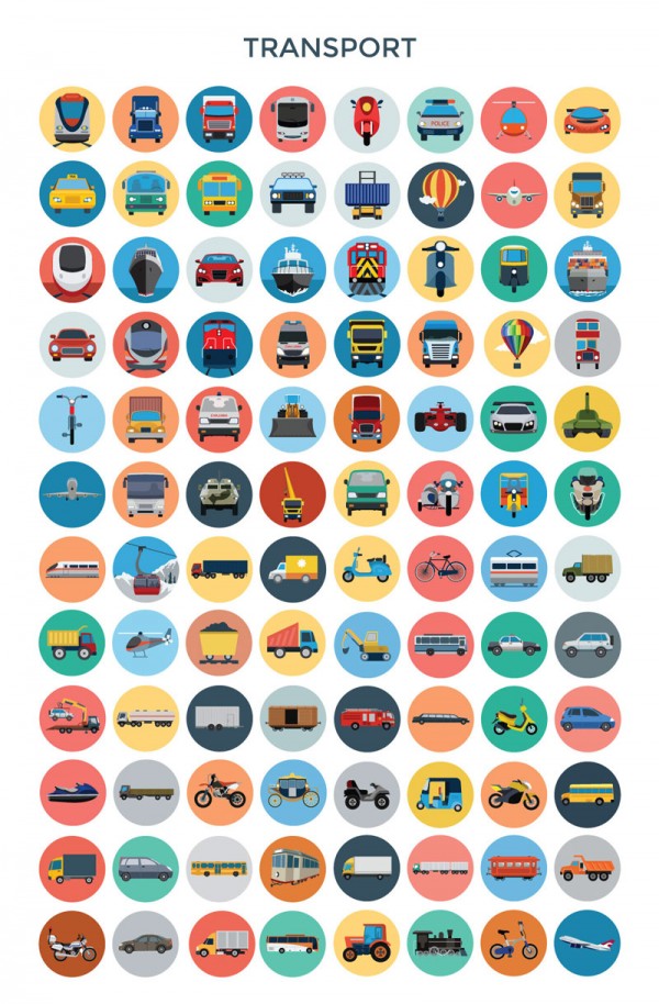 Some examples of the included icon collections. Some examples of the included icon collections.