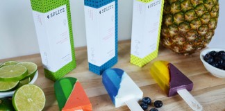 Splitz Popsicles, a branding and packaging design concept by Wylee Sanderson created at UCO Department of Design.