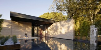 The Windhover Contemplative Center, an architectural project by Aidlin Darling Design, a collaborative studio that acts as the creative hub for an extended network.