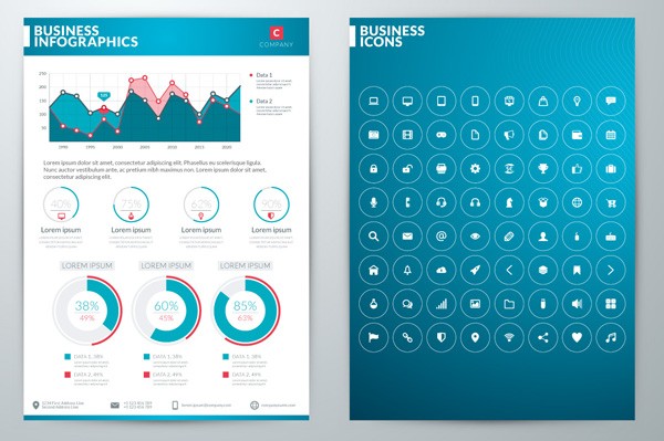 Several charts, graphics, and icons are included.