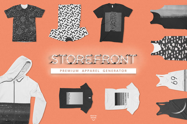 Storefront is an apparel mega bundle with more than 100 mockups.