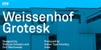 Weissenhof Grotesk, a constructed geometric sans serif from foundry Indian Type Foundry.