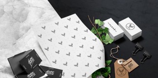 Some printed matters of the brand identity.