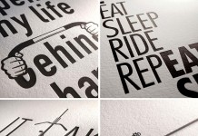 Some close ups of the new letterpress prints by Thomas Yang of 100copies.