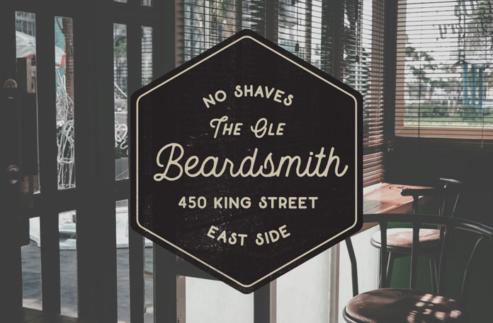 Create stunning badges, logotypes or striking titles.