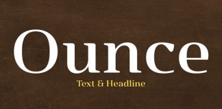 Ounce font family from Typomancer.
