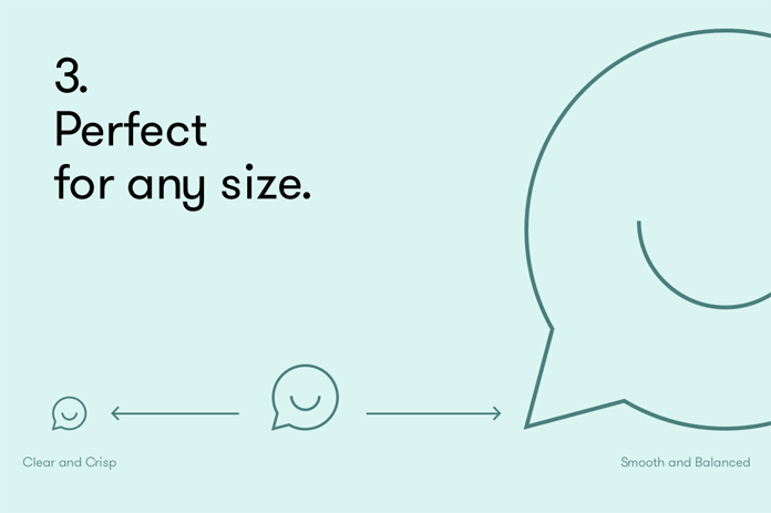 Vector graphics – Perfect for any size.