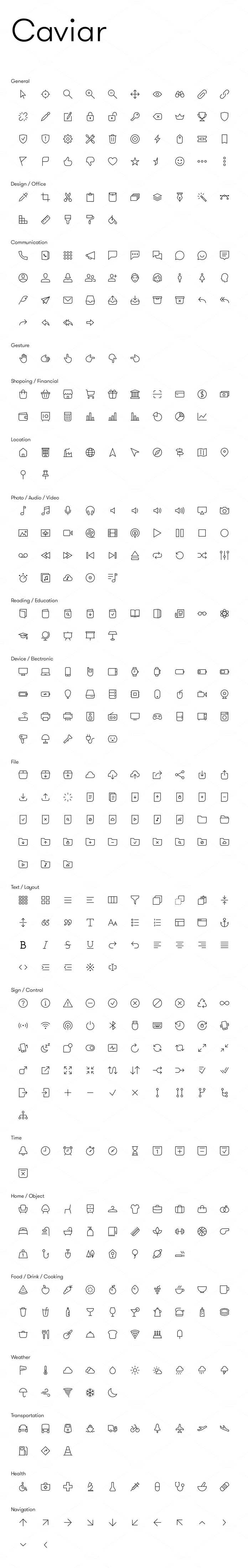All icons and topics.