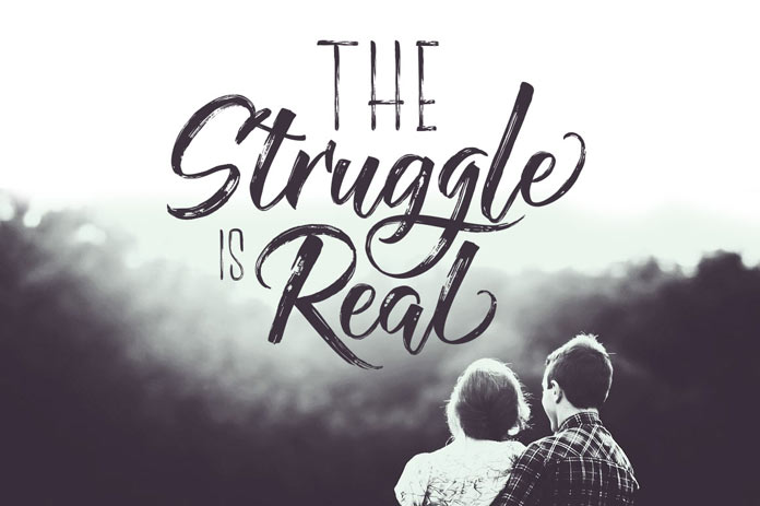 Two natural looking fonts based on real brush strokes.