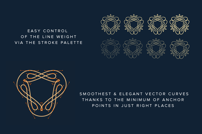 Simple line vector graphics. Simple line vector graphics.