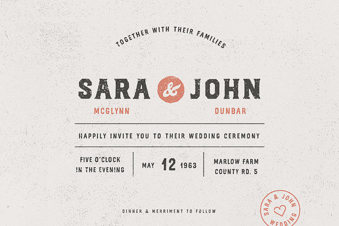 Create stylish invitations.