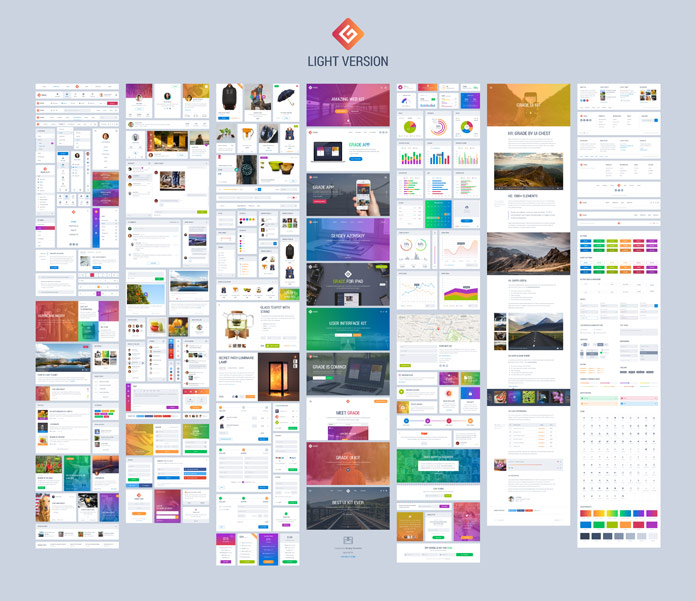 Web elements – light version.