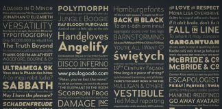 Versatile font family with 9 stylistic sets plus italics.