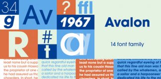 Avalon font family from FontSite Inc.