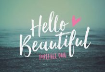Hello Beautiful typeface duo by Nicky Laatz.