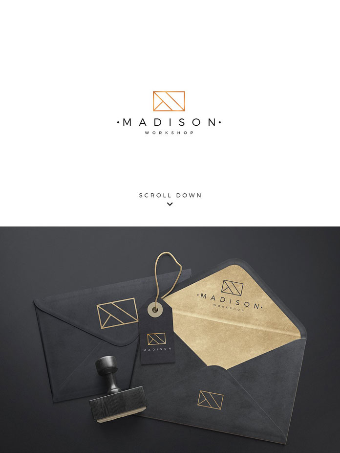 Modern and minimalist graphic design.