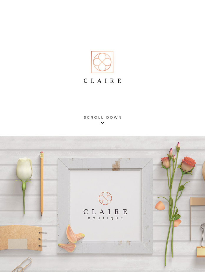 Graphics based on simple geometric shapes.