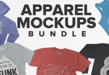 Apparel mockups bundle