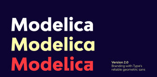 Bw Modelica font family from Branding with Type.