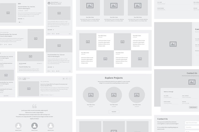 The set makes it easy to plan your web projects.