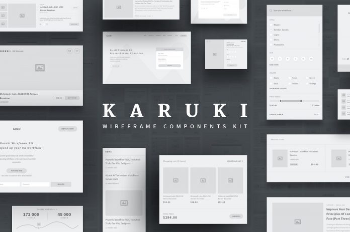 Wireframe Kit for any kind of mobile app and web design project.