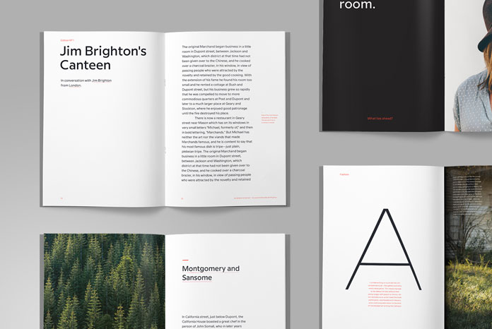 Milliard fonts - in use examples.