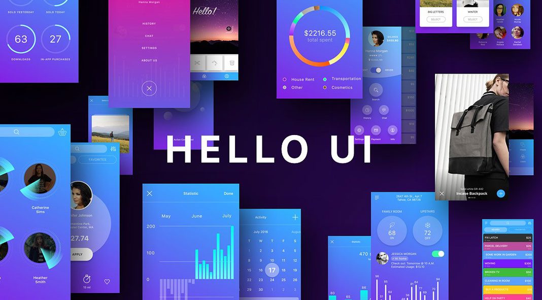 Hello UI Kit – iOS App elements.