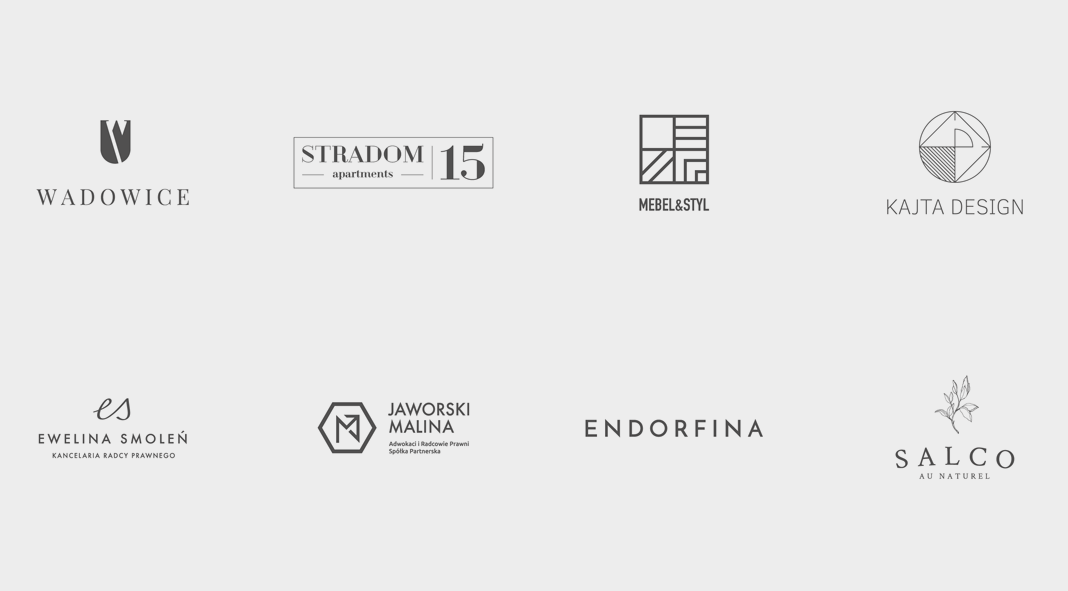 Logos by Łobzowska Studio Logos by Łobzowska Studio