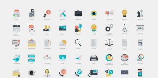 270 flat icons from Pure Solution.
