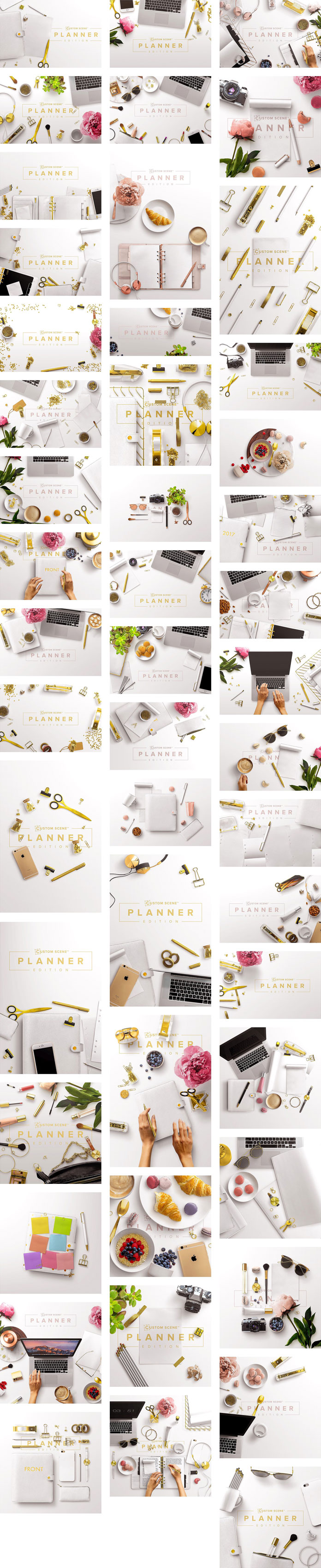 Premade scenes.