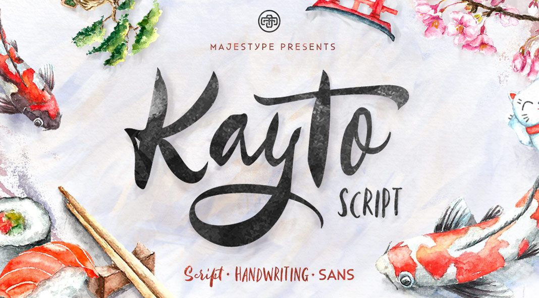 Kayto - multiple classification type family from Majestype.