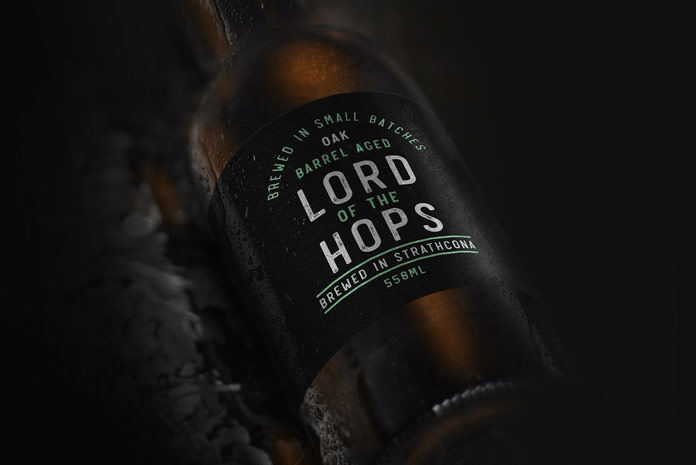 Revelstoke font family, Packaging design.