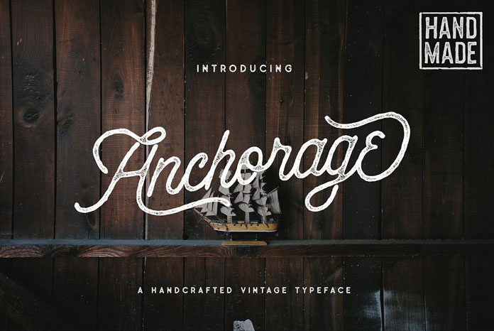 Anchorage Script fonts.