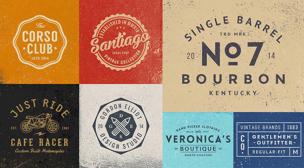 Logo and Badge Templates from GraphicBurger.