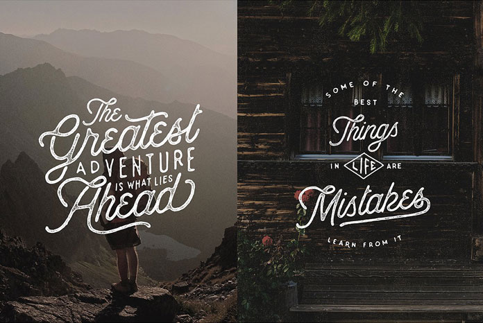 The typefaces work great together.