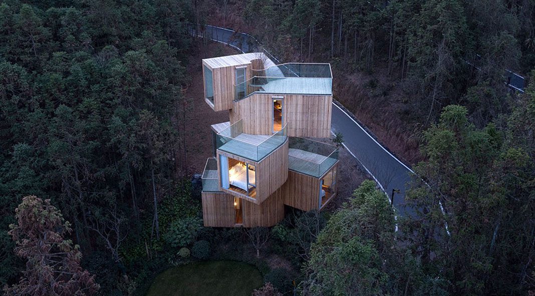 Qiyunshan Tree House by Bengo Studio, Qiyunshan Tree House by Bengo Studio.