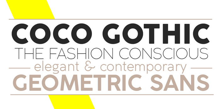 Coco Gothic font family from Zetafonts. Coco Gothic font family from Zetafonts.