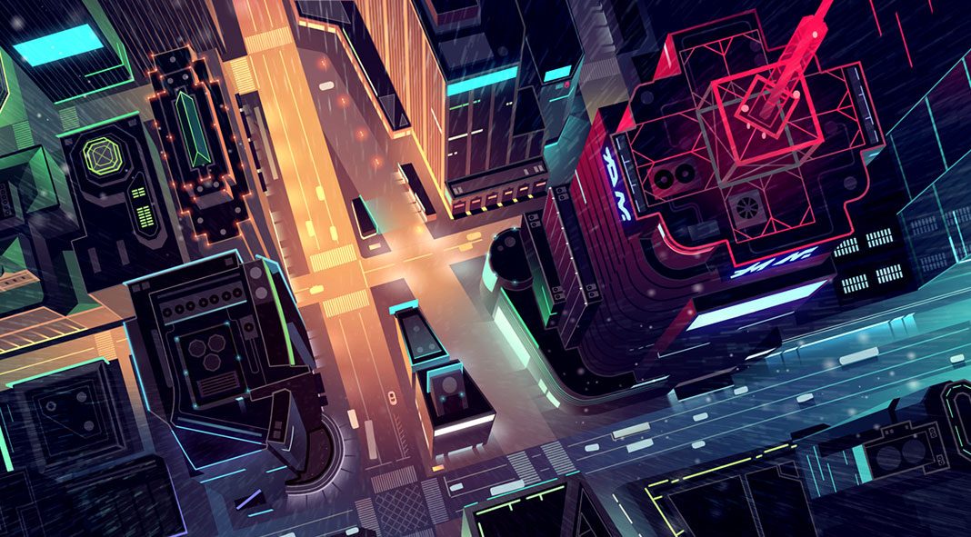 Gone illustration series by Romain Trystram