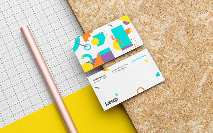 Leap brand identity by Menta Picante.