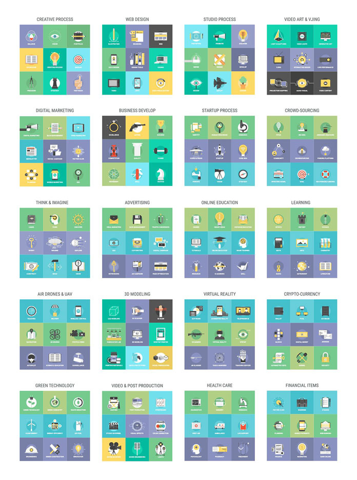 Download flat illustrations.
