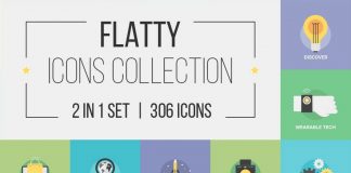 Flatty Icons 2 in 1 Collection